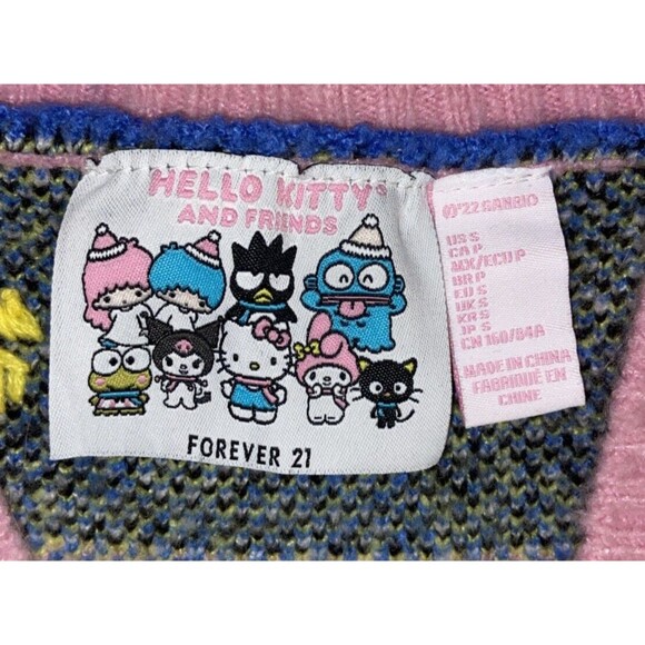 Hello Kitty & Friends Cardigan Adult Size Small Forever 21 - Picture 3 of 14